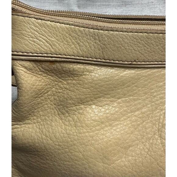 Etienne Aigner Light Yellow Leather Shoulder Bag Purse - Picture 8 of 15